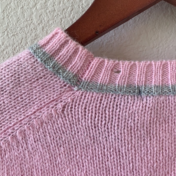 Hunters Run Soft Pink Wool Sweater sz L - Picture 5 of 6